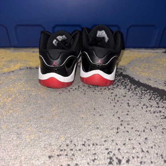 Jordan Kids Black and Red Sneakers